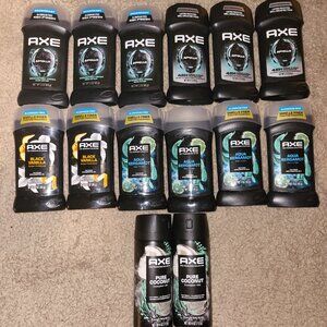 Axe Antiperspirant/Deodorant (12) Total Body Spray (2) Total New Unopened